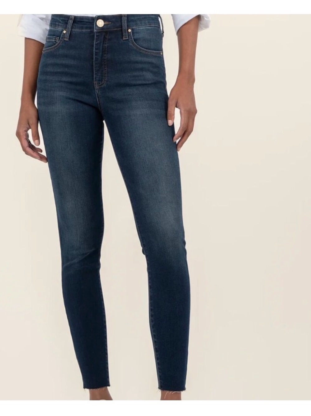KUT from the Kloth High Rise Light Blue Skinny Jeans  | Size 8